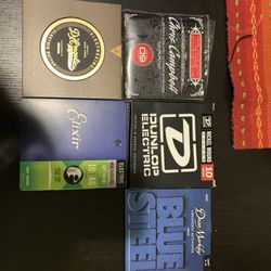 Guitar strings and picks