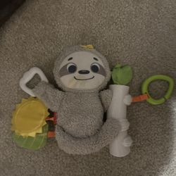 Sloth Baby Rattle Toy