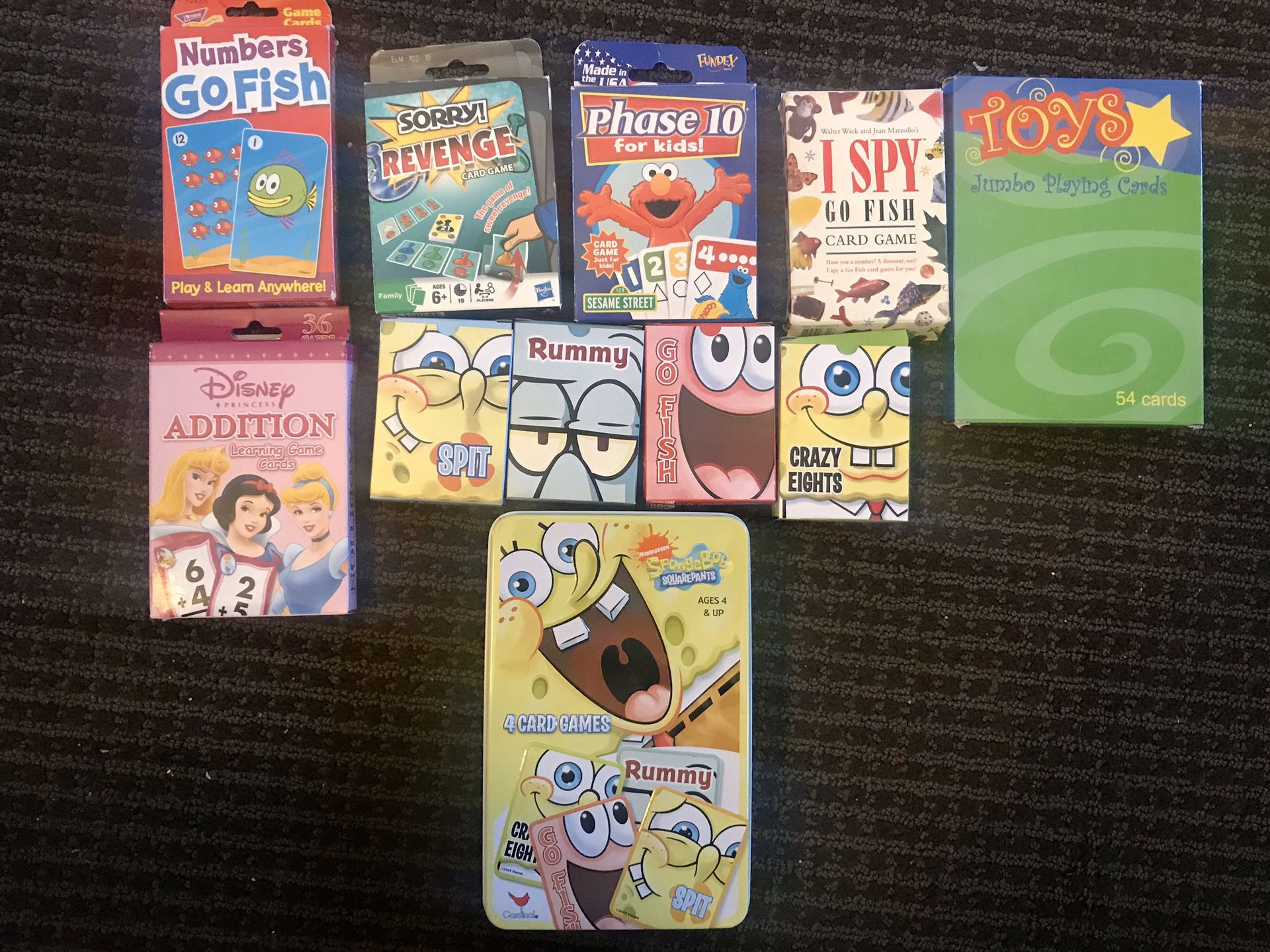 10 card games for kids for $10