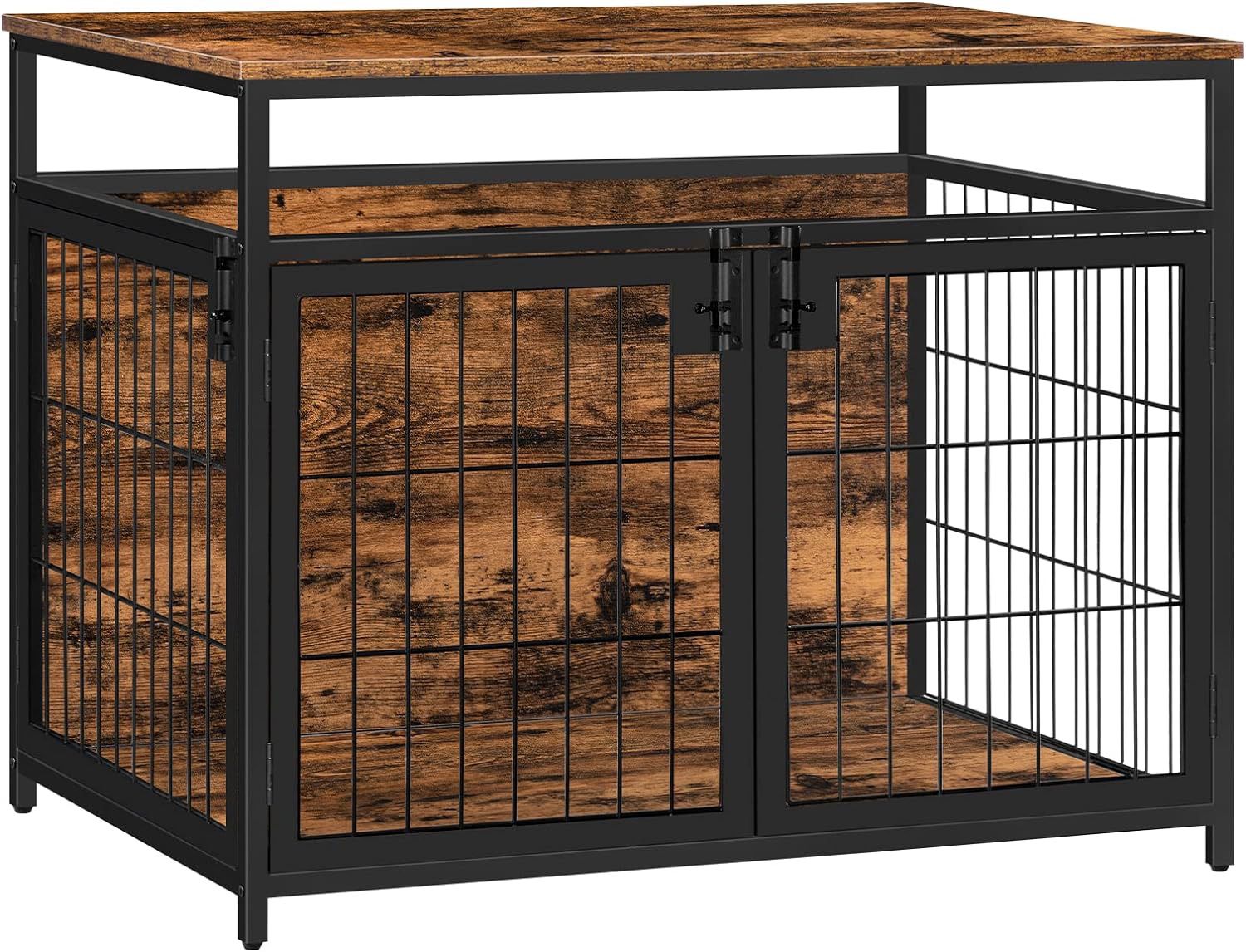 31.5” Dog Crate Furniture End Table With 3 Doors ⭐️NEW IN BOX⭐️ 