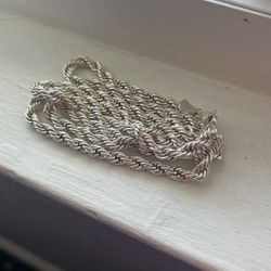 925 Silver Rope Chain