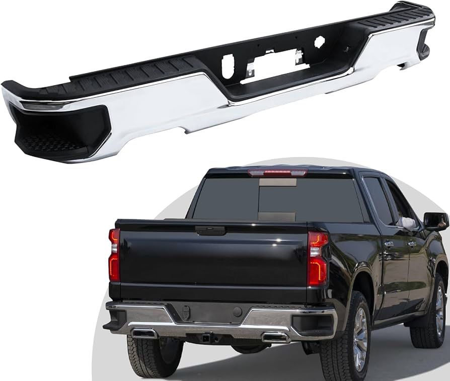 Chevy Silverado Sierra Rear Bumper W Steps
