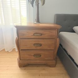 Solid Wood Nightstand