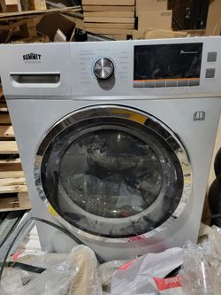 Summit Stainless Steel Washer/Dryer Combo