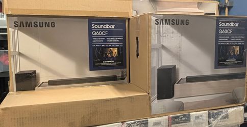SAMSUNG Q60CF Soundbar and Sub