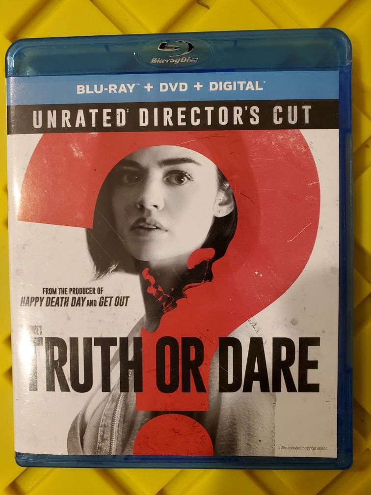Truth or Dare. Blue ray movie