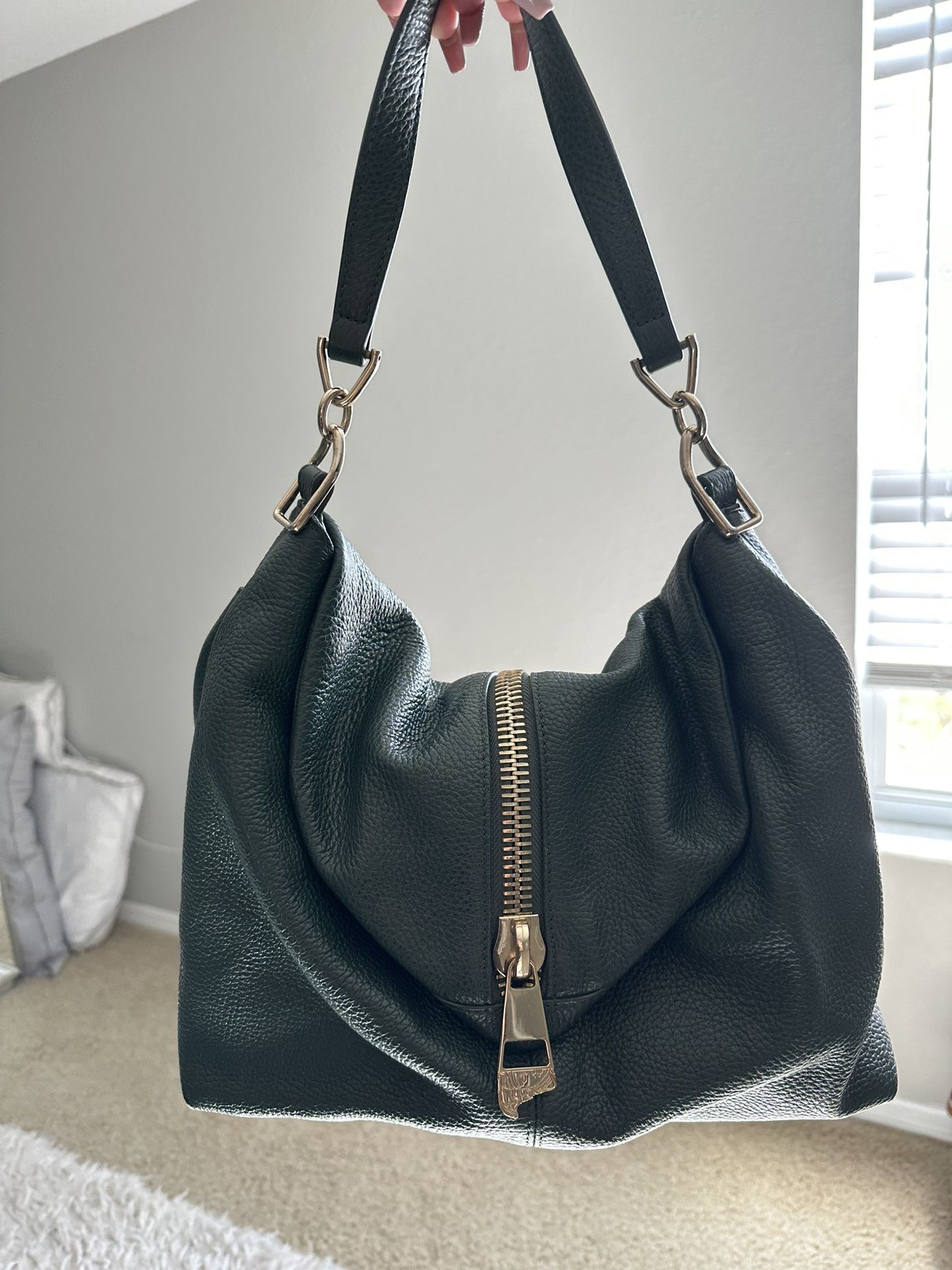 Versace Leather Green Bag