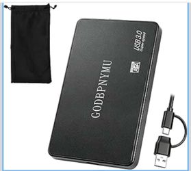 500GB External Hard Drive, Portable External Hard Drive， USB 3.0/USB-C Portable Hard Drive, Compatible with PC/Mac/laptops, PS4/PS5, Xbox One X/S/360/