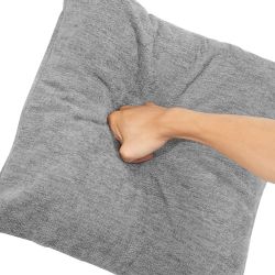 111.2" Modern L-Shaped Sectional Sofa – Modular Velvet Couch with Adjustable Configurations, Soft Melange chenille Fabric in GREY, Stylish & Comfortab