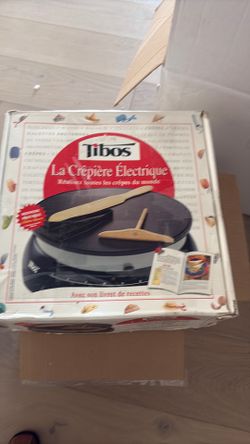 Electric crepe maker