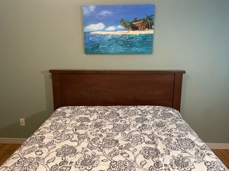 Pottery Barn Solid Wood Queen Bed Frame