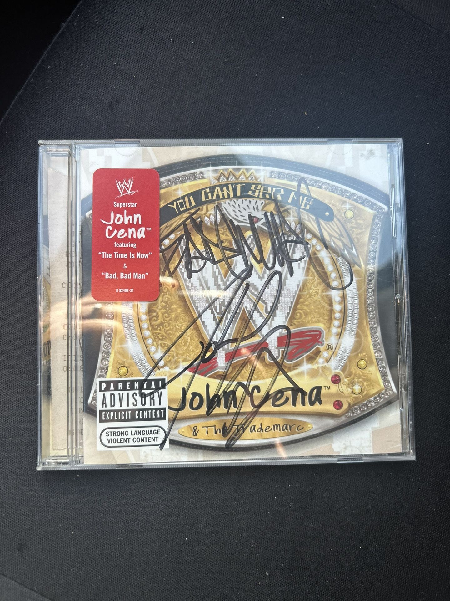 John Cena Autographed You Can’t See Me Album CD