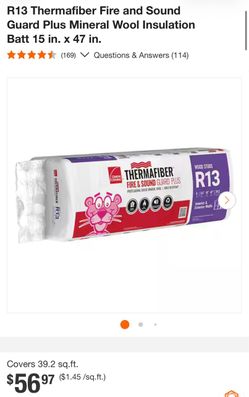 R13 Thermafiber - 21 packages