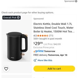 Electric Kettle New