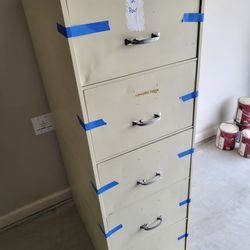 Metal File Cabinet with 5 Drawers
