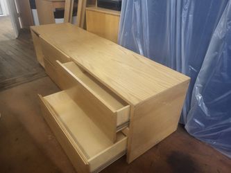 4 DRAWERS DRESSERS WITH WHEEL AND SHOES BLOCK AWESOME FOR HOME, OFFICE REAL WOOD (HOME16)