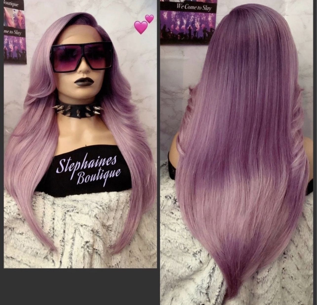 Human Hair Blended Lace Front Wig