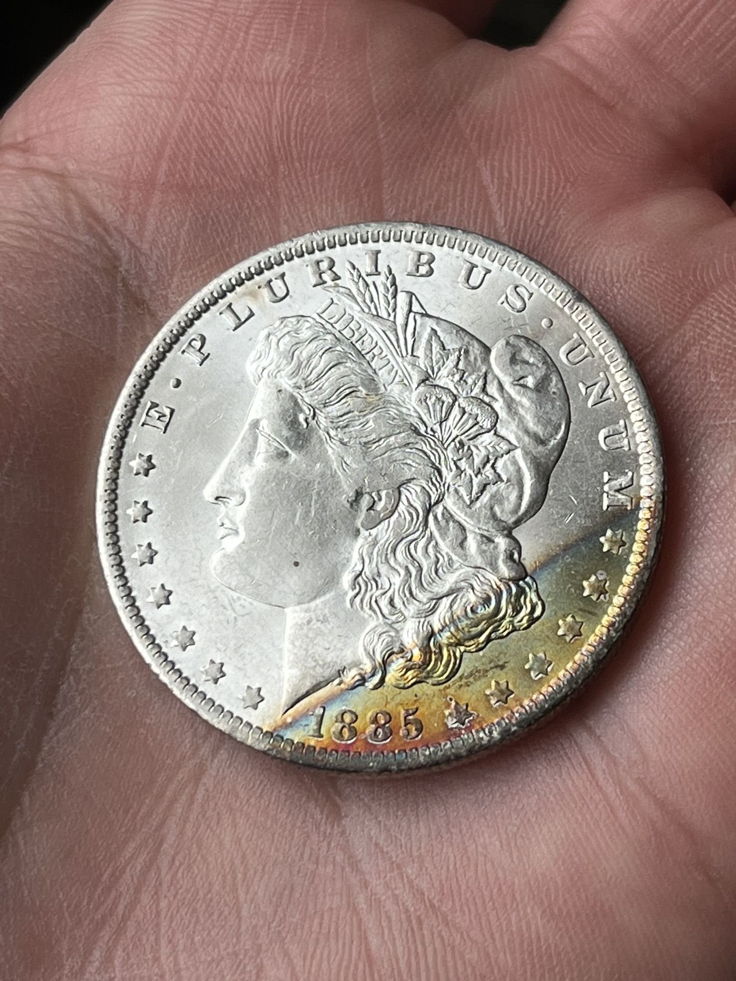 1885 O Morgan Silver Dollar