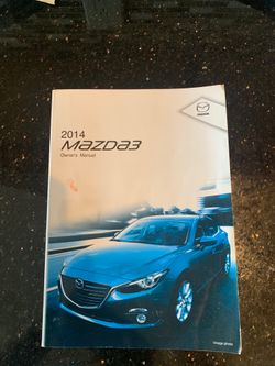 2014 Mazda 3 owners manual.