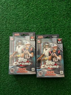 2025 Topps Chrome NFL Football Hanger Box