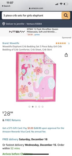 Baby Girl Crib Set