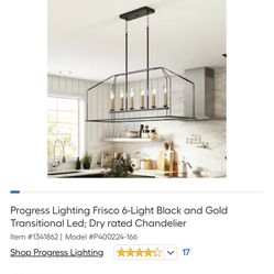 Brand New Chandelier In Box 