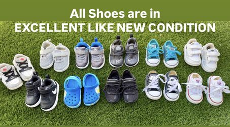 TODDLER BABY SHOES - Like New Nike Adidas Converse
