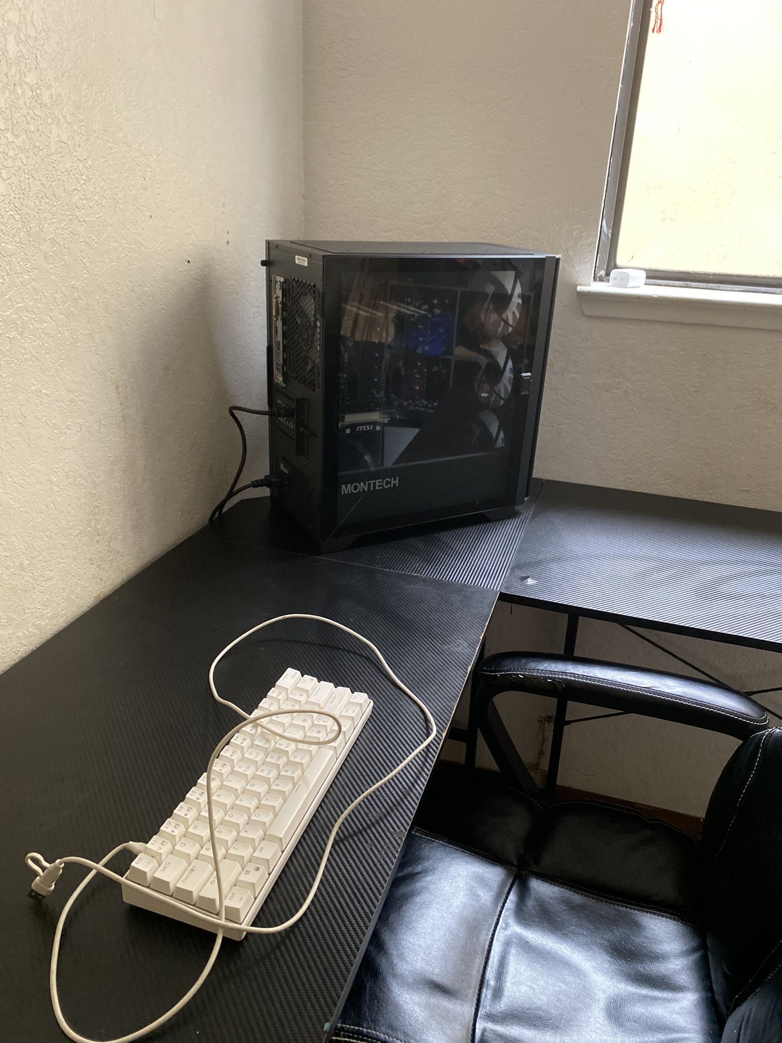 L shaped desk