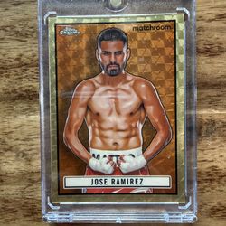 2024 Topps Chrome Boxing Jose Ramirez SuperFractor 1951 Topps Ringside 1/1