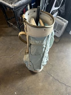 Vintage Blue Golf Bag