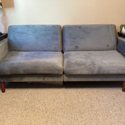 Velvet Couch 