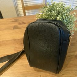 Black Texture Fanny Pack Crossbody