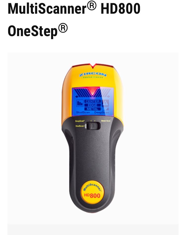 Zircon stud-finder/multi scanner/ HD 800!