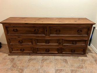 Rustic pine dresser