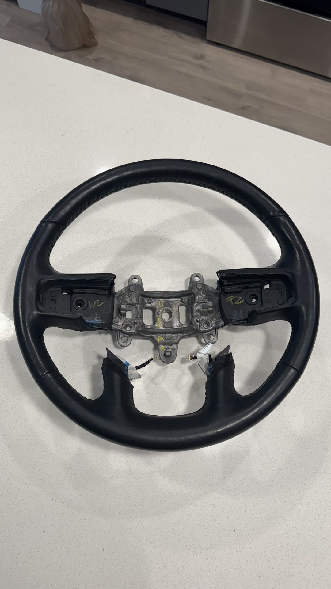 Ram 1500 5th Gen OEM Steering Wheel With Wrap And Trims