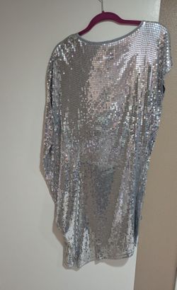 Michael Kors silver/grey sequin dress