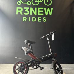 Hyper - Foldable Compact Electric Bike w/ 15 mile Max Operating Range & 15.5 MPH Max Speed