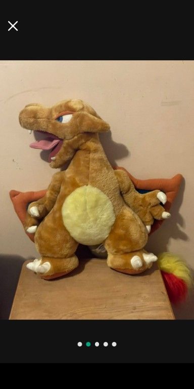 Rare Jumbo Pokemon Charizard 18” Plush Play By Play By Gamefreak 1999dd