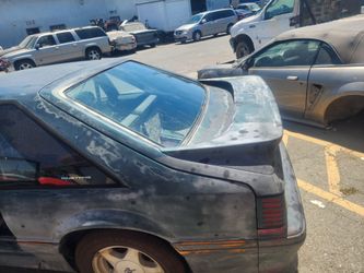 MUSTANG GT rear hatch w/glass spoiler and key 87-93