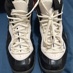 Nike Little Posite, Black/ White, 7Y