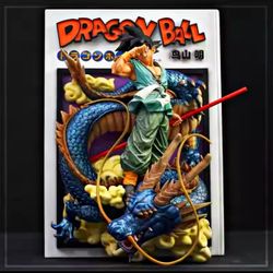 Dragon Ball Figures GK Stick Goku Action Figures Comics Title Page Floor Son Gok
