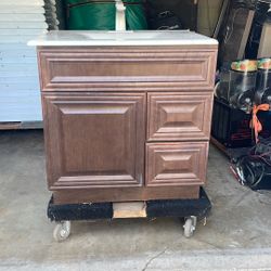 Bathroom Sink and cabinet