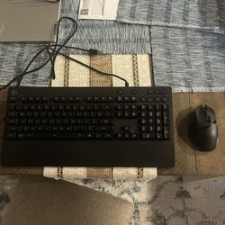 Like New Logitech Prodigy RGB Gaming Keyboard + Razer Basilisk Wireless Gaming Mouse