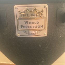 REMO World Percussion 14" X 25" Black Earth DJEMBE Drum