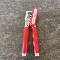 KitchenAid Classic Gourmet Can Opener, Manual, Empire Red, 8 in