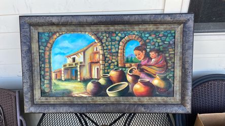 Based on the style and the signature "Edith," this piece falls into the category of Latin American tourist art or souvenir folk art