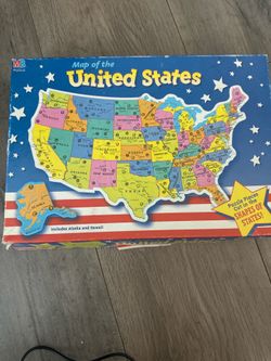 United States Map Puzzle – Educational Learning Toy