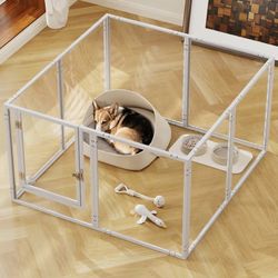 Clear Acrylic Pet Playpen
