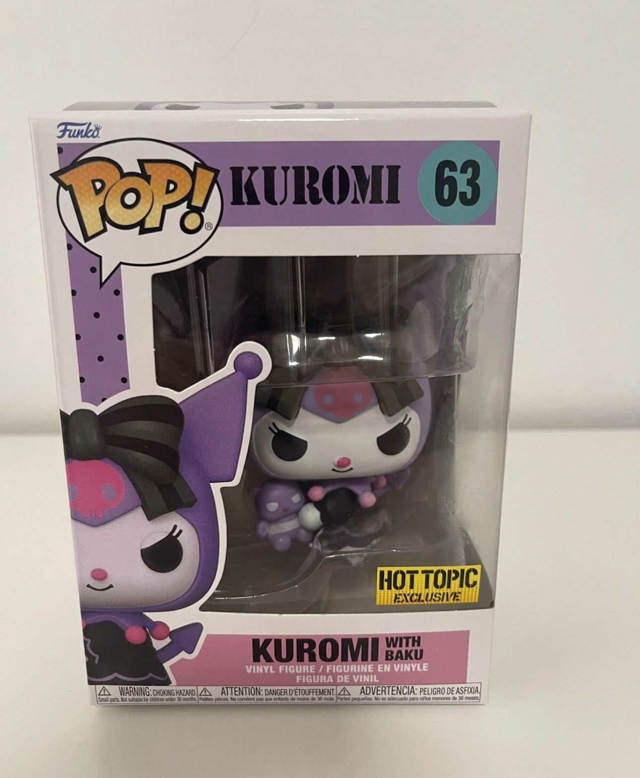 Funko Sanrio Pop! Kuromi (With Baku)