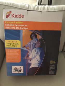 Kidde safety escape fire ladder NEW